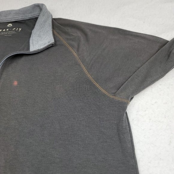 Free Fly Mens M‎ Shirt Polo Bamboo Performance Gray Long Sleeve Henley - Issues - Picture 7 of 15